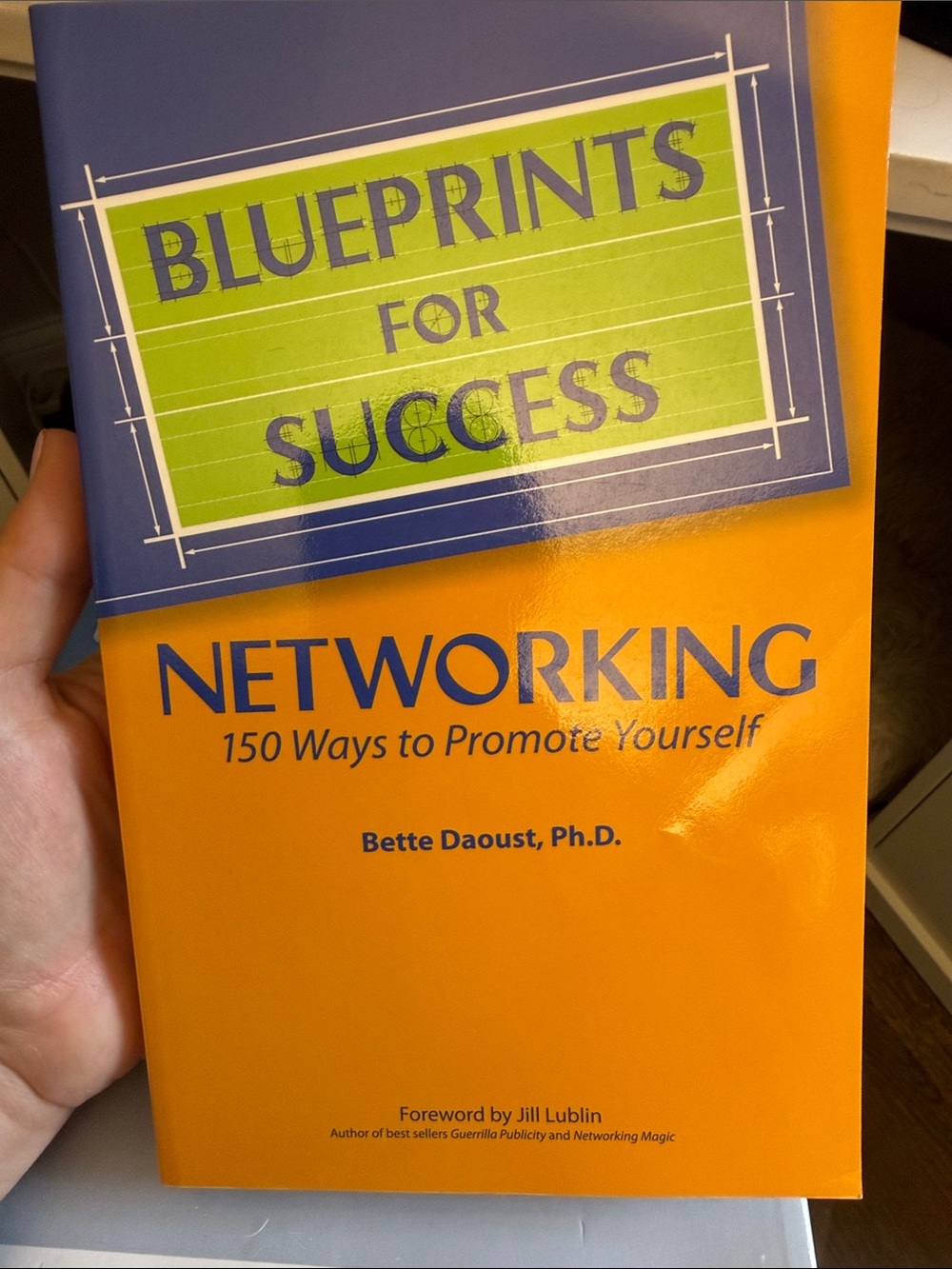Networking Book - Orange and Blue Cover